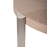 Столик журнальный с низкой круглой столешницей Wood Grain варинант исполнения - 4 | Loft Concept в Барнауле