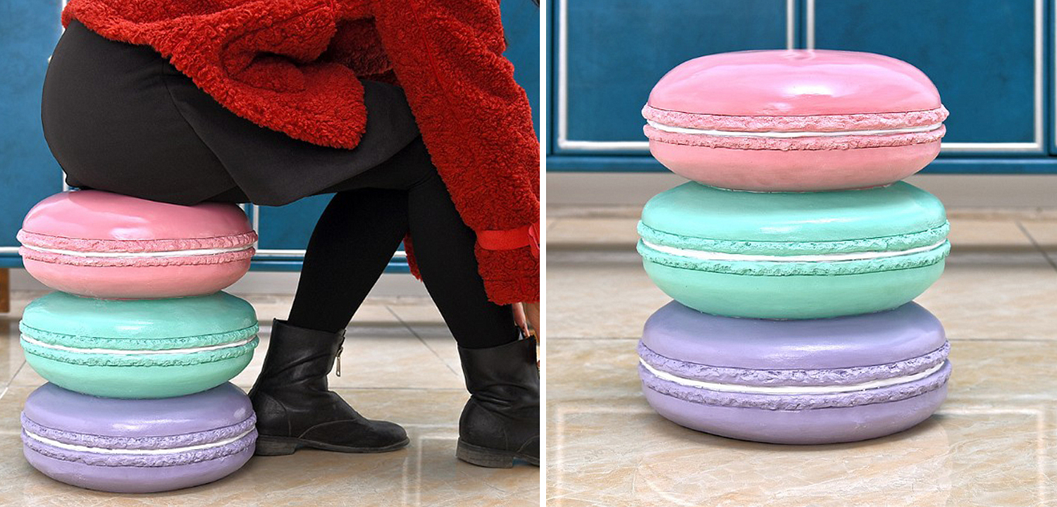 Приставной табурет Макарон Three Macaroon Stool Приставной табурет Макарон Three Macaroon Stool - Loft-Concept в Барнауле