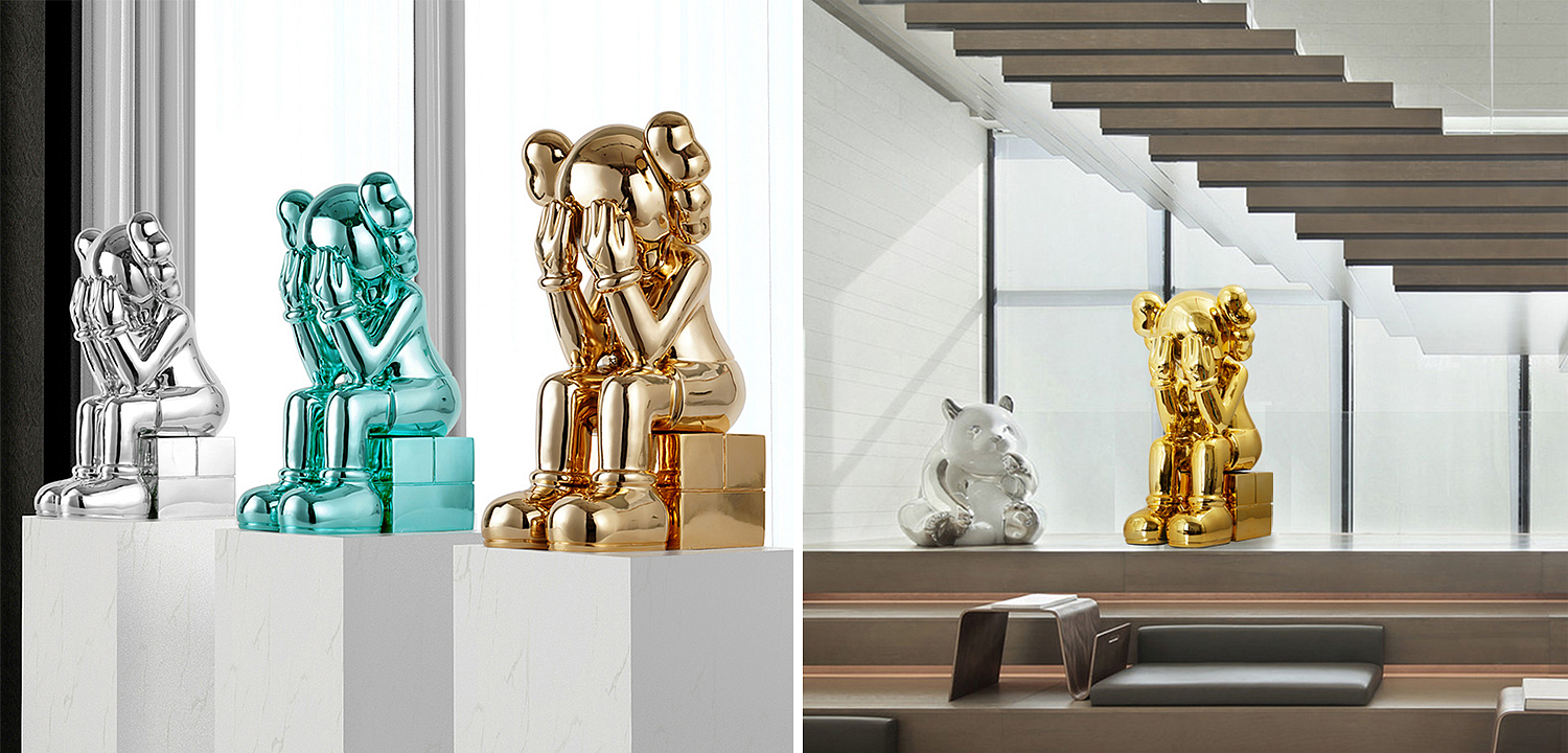 Статуэтка KAWS Passing Through Gold Статуэтка KAWS Passing Through Gold - Loft-Concept в Барнауле