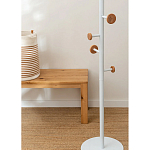 Напольная вешалка из древесины бука Unique Shaped Furniture Floor Hanger White варинант исполнения - 4 | Loft Concept в Барнауле