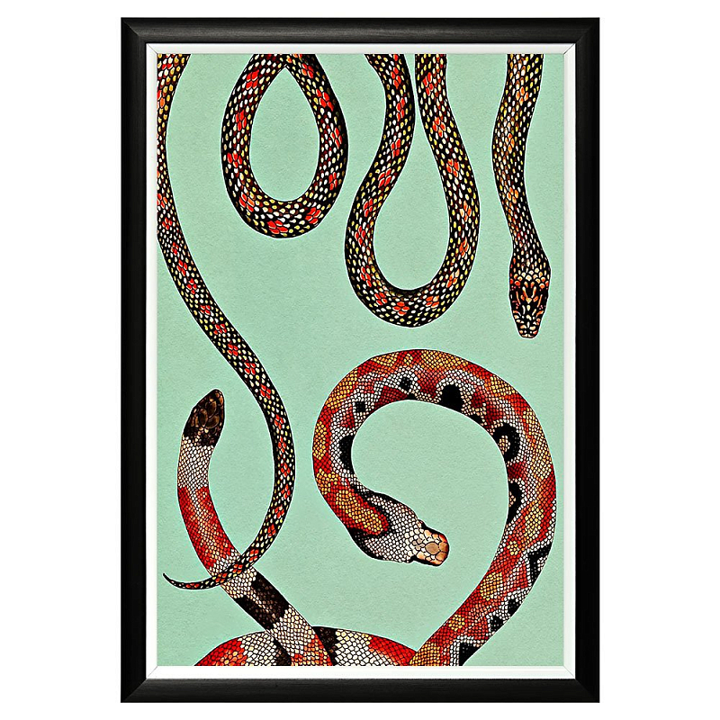 Постер Red Snakes Постер Red Snakes в Барнауле | Loft Concept