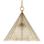 Подвесной светильник в форме конуса с фактурным абажуром Flawless Form варинант исполнения - 1 | Loft Concept в Барнауле