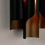 Бра из металла Dolton Wall Lamp Black варинант исполнения - 3 | Loft Concept в Барнауле
