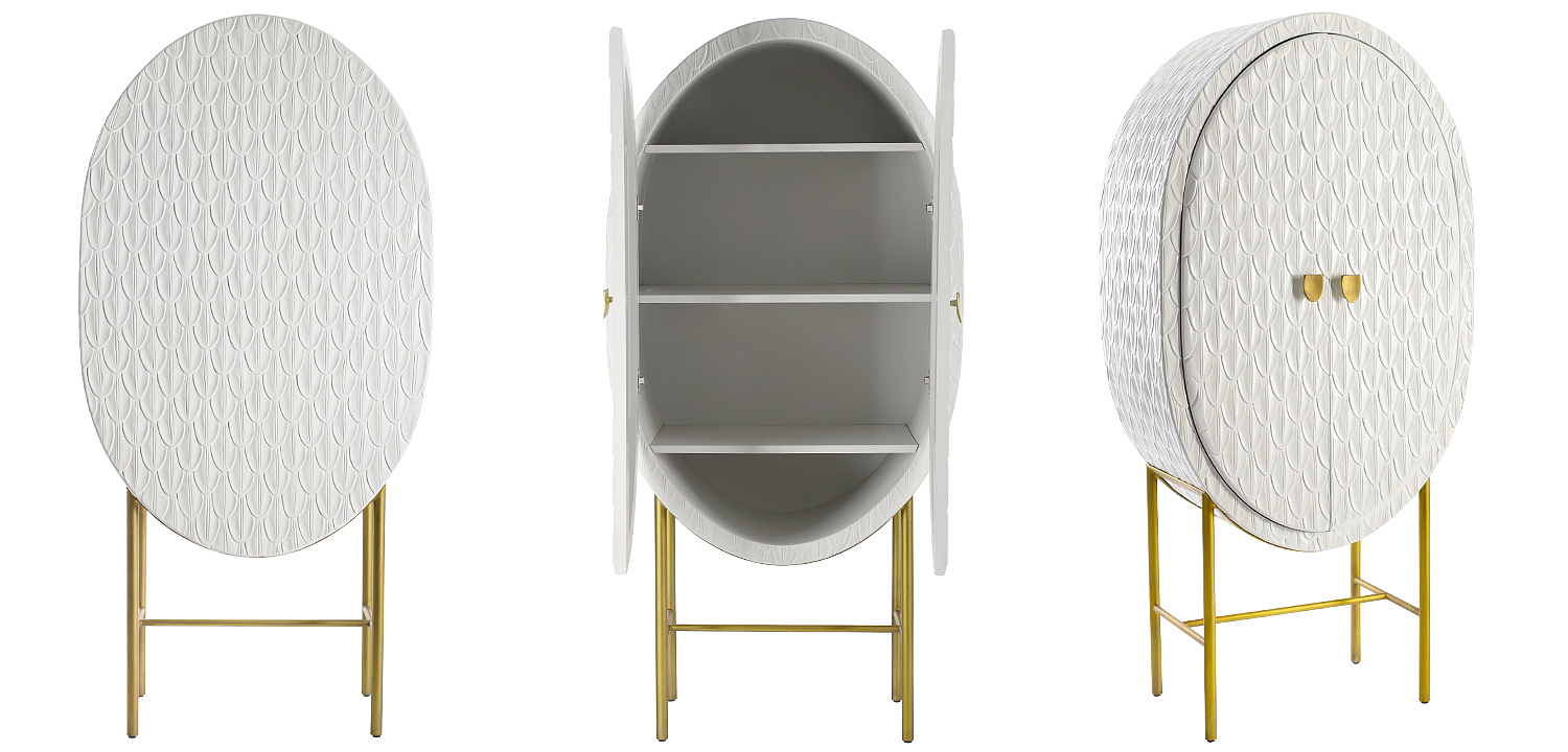 Шкаф White Feathers Cabinet Шкаф White Feathers Cabinet - Loft-Concept в Барнауле