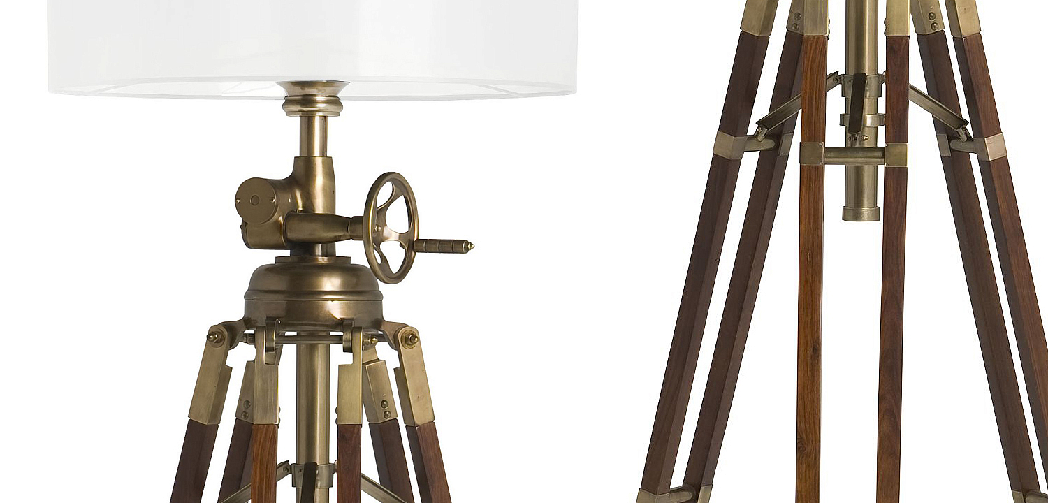 Торшер Eichholtz Floor Lamp Royal Marine Cream Торшер Eichholtz Floor Lamp Royal Marine Cream - Loft-Concept в Барнауле