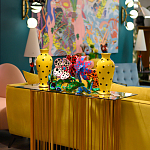 Декоративная статуэтка Yayoi Kusama Flowers that Bloom at Midnight Red варинант исполнения - 4 | Loft Concept в Барнауле