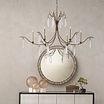 Люстра с прозрачными каплевидными подвесками Elegant Thin Chandelier варинант исполнения - 2 | Loft Concept в Барнауле