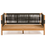 Садовый диван из тикового дерева и веревок Оreon варинант исполнения - 5 | Loft Concept в Барнауле