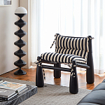 Кресло черно-белое со съемными подушками Celebrity варинант исполнения - 7 | Loft Concept в Барнауле