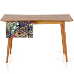 Письменный стол с принтом на ящиках Elise Desk варинант исполнения - 9 | Loft Concept в Барнауле