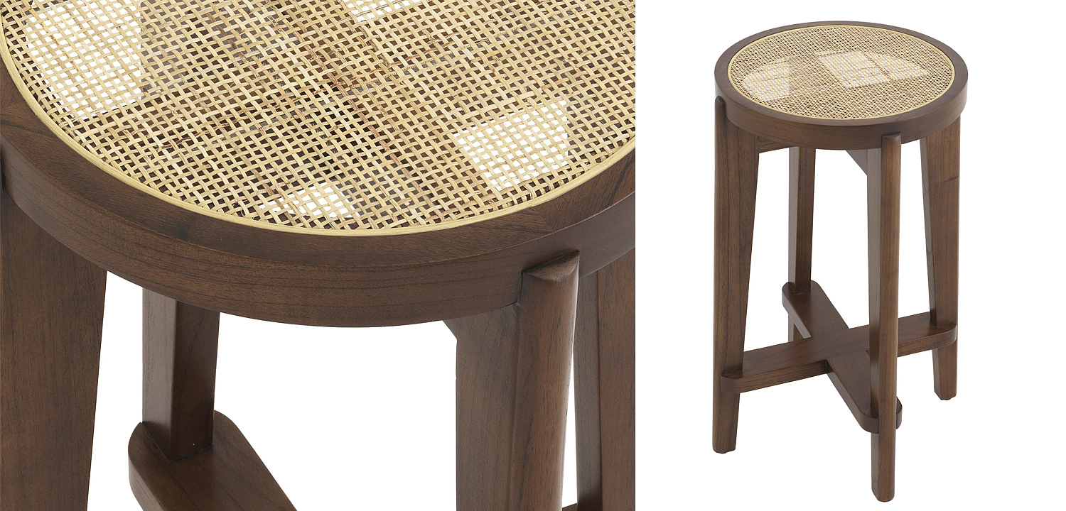 Полубарный стул Eichholtz Counter Stool Dareau brown Полубарный стул Eichholtz Counter Stool Dareau brown - Loft-Concept в Барнауле