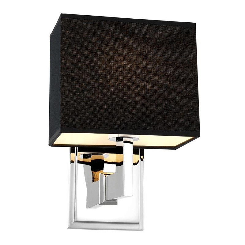 Бра Eichholtz Wall Lamp Balthazar Никель Черный Бра Eichholtz Wall Lamp Balthazar Никель Черный в Барнауле | Loft Concept