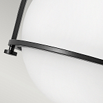 Потолочный светильник с плафоном в форме белого матового шара Hinkley варинант исполнения - 3 | Loft Concept в Барнауле