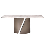 Стол обеденный керамический серый Servorios варинант исполнения - 1 | Loft Concept в Барнауле