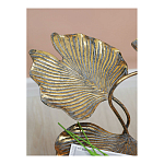 Столик приставной с тремя столешницами Тропические листья Tropical Forest gold варинант исполнения - 6 | Loft Concept в Барнауле