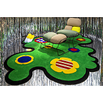 Дизайнерский ковер с цветами Poltronova Tappeto Prato Rug варинант исполнения - 9 | Loft Concept в Барнауле