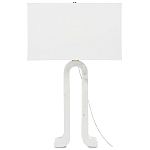 Настольная лампа на арочном корпусе с прямоугольным абажуром One Piece Support варинант исполнения - 4 | Loft Concept в Барнауле