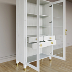 Дизайнерский шкаф витрина Elsa Dreams White с 4-мя ящиками варинант исполнения - 7 | Loft Concept в Барнауле