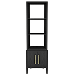 Этажерка Primo с тумбой шпон Черный дуб варинант исполнения - 1 | Loft Concept в Барнауле