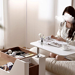 Журнальный столик передвижной с подъемной столешницей Table Trolley варинант исполнения - 3 | Loft Concept в Барнауле