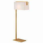 Торшер с прямоугольным абажуром на золотом металлическом каркасе Rectangular Plane  варинант исполнения - 1 | Loft Concept в Барнауле