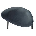 Стул металлический с мягкой спинкой и сиденьем из велюра Alfie Chair варинант исполнения - 6 | Loft Concept в Барнауле