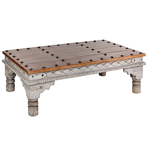 Кофейный стол из массива манго Grey Mango