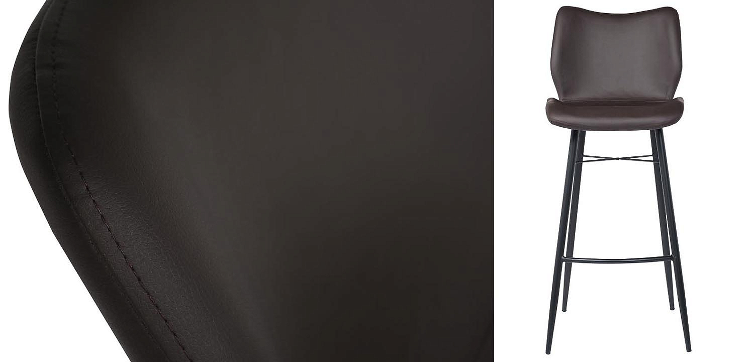 Барный стул Herald Eco Leather Bar Stool Барный стул Herald Eco Leather Bar Stool - Loft-Concept в Барнауле