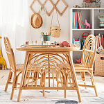 Настенная деревянная раздвижная вешалка Larson Wood Hanger варинант исполнения - 8 | Loft Concept в Барнауле