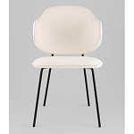 Стул Bellamy букле молочный варинант исполнения - 4 | Loft Concept в Барнауле