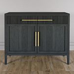 Буфет Primo с двумя ящиками и двумя фасадами Черный дуб варинант исполнения - 2 | Loft Concept в Барнауле