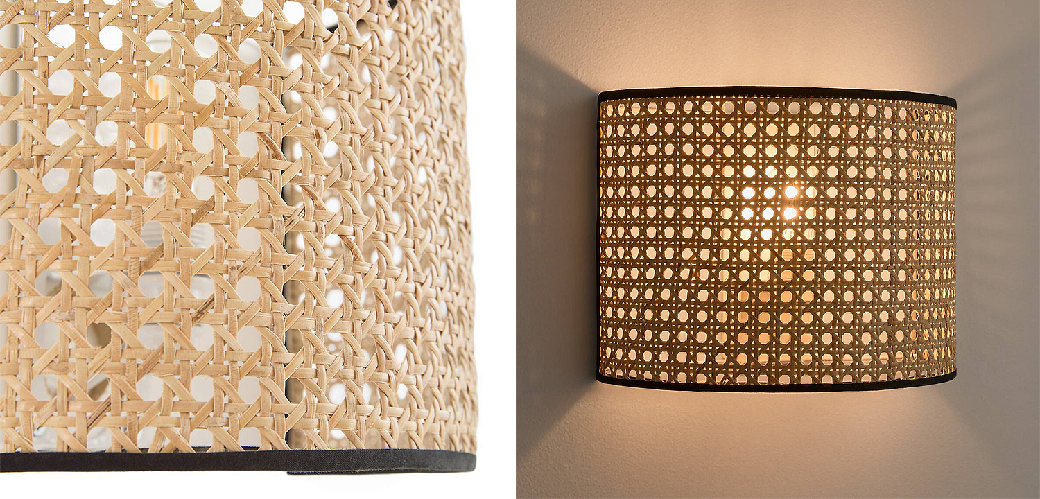 Бра Ottar Wicker Rattan beige black Бра Ottar Wicker Rattan beige black - Loft-Concept в Барнауле