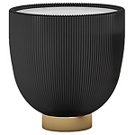 Круглый приставной стол Ruelly Black Coffee Table варинант исполнения - 1 | Loft Concept в Барнауле