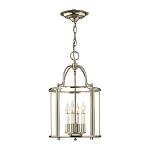 Подвесной светильник с прозрачным стеклянным цилиндрическим плафоном в классическом стиле на цепи Hinkley варинант исполнения - 9 | Loft Concept в Барнауле