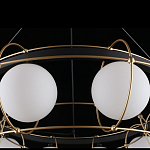 Люстра подвесная круглая с белыми плафонами Martin варинант исполнения - 5 | Loft Concept в Барнауле