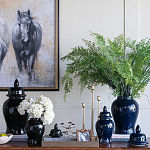 Ваза с крышкой однотонная Высота 48 см Chinoiserie Ceramics варинант исполнения - 4 | Loft Concept в Барнауле