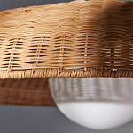 Люстра круглая из ротанга Long Lasting Chandelier варинант исполнения - 3 | Loft Concept в Барнауле