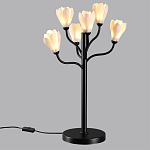 Настольная лампа с ветвями и белыми фарфоровыми цветами Floralis варинант исполнения - 4 | Loft Concept в Барнауле