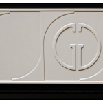 Тумбочка прикроватная с ящиком черно-серого цвета Noble Nightstand варинант исполнения - 4 | Loft Concept в Барнауле