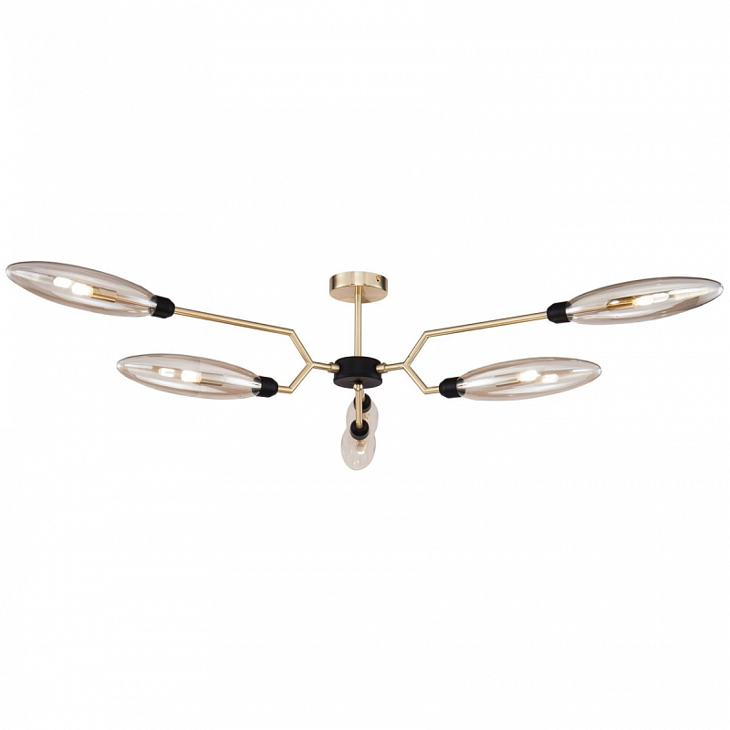 Потолочный светильник Morosini Ceiling Light Золотой Янтарь (Amber) Черный Потолочный светильник Morosini Ceiling Light Золотой Янтарь (Amber) Черный в Барнауле | Loft Concept