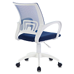 Офисное кресло с основанием из белого пластика Desk chairs Blue варинант исполнения - 2 | Loft Concept в Барнауле