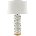 Настольная лампа покрытая лепестками белых цветов Fancy Calla Lily варинант исполнения - 2 | Loft Concept в Барнауле