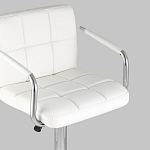 Барный стул с подлокотниками Honory White варинант исполнения - 7 | Loft Concept в Барнауле