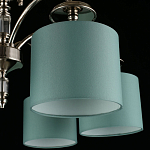 Люстра потолочная Nikoletta с бирюзовым плафоном варинант исполнения - 3 | Loft Concept в Барнауле