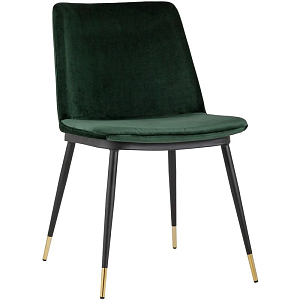 Стул Melissa Chair Зеленый Велюр