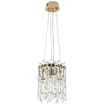 Подвесной светильник с хрустальными подвесками Roul Crystal Round Hanging Lamp варинант исполнения - 2 | Loft Concept в Барнауле
