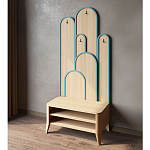 Вешалка «Байома» варинант исполнения - 2 | Loft Concept в Барнауле