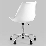 Офисный стул на металлическом основании EGGERY White пластик варинант исполнения - 4 | Loft Concept в Барнауле