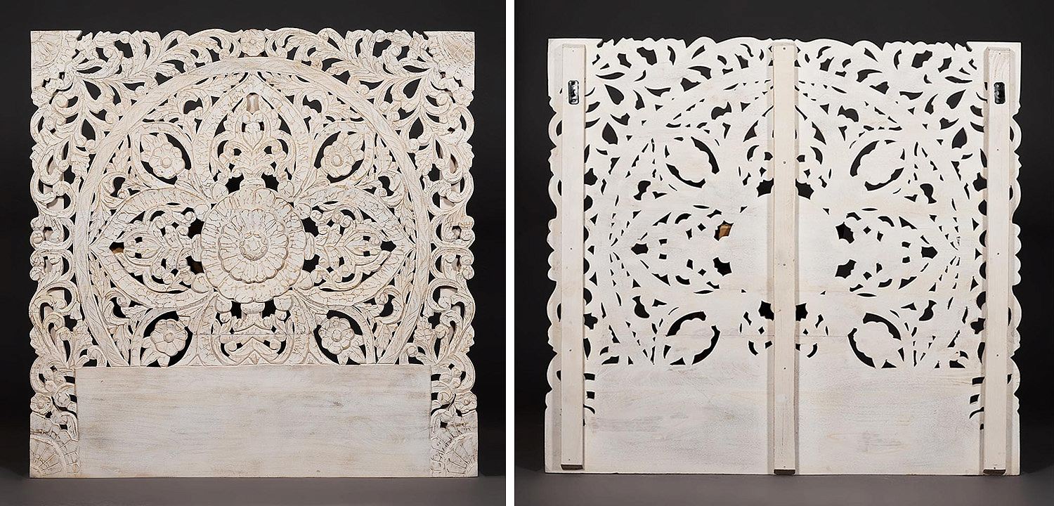 Изголовье-панно Indian antique white Headboard - Loft-Concept в Барнауле