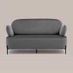 Диван в велюровой обивке серого цвета COLOR BLOCK варинант исполнения - 3 | Loft Concept в Барнауле